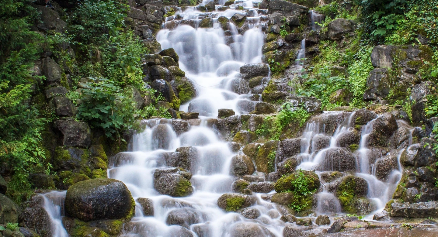 Waterfall and Viktoriapark, Berlin