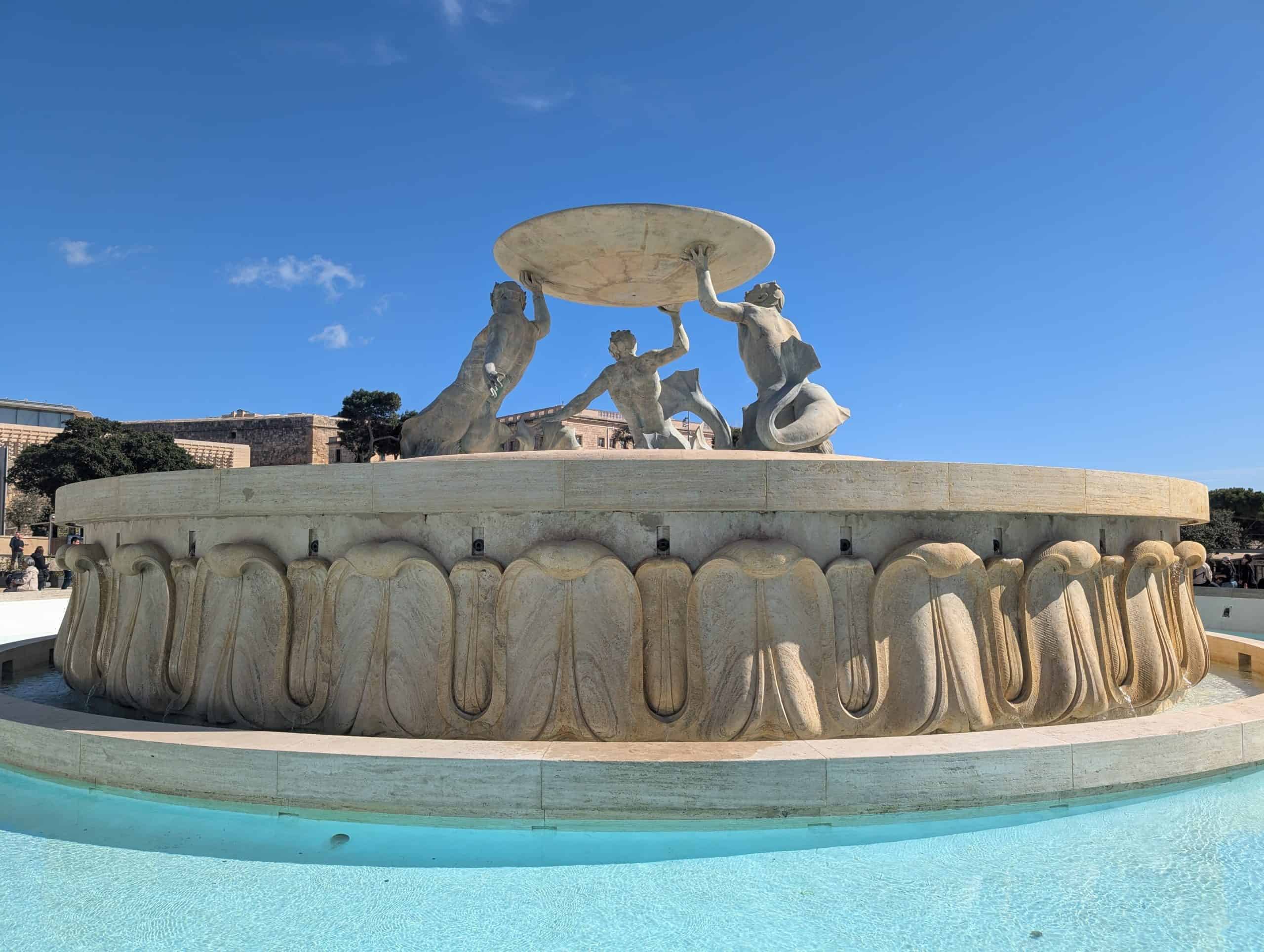 Triton's Fountain, Valletta