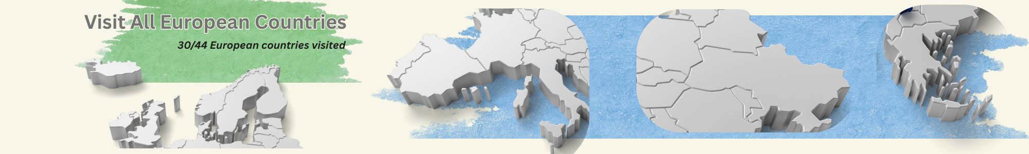 Visit European countries progress bar